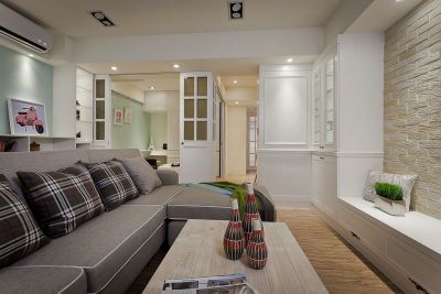 海湖星城120平米三室两厅现代简约风格装修效果图