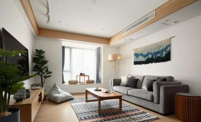 沈家寨新区126平米三居室日式风格装修效果图