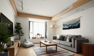 先河东苑126平米三居室日式风格风格装修效果图