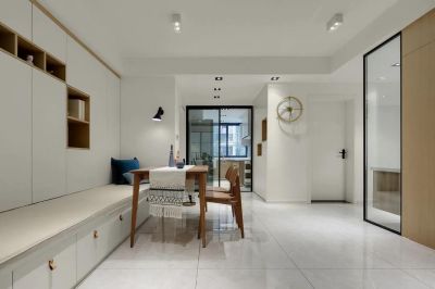 萨尔斯堡90平米三居室现代简约风格装修效果图